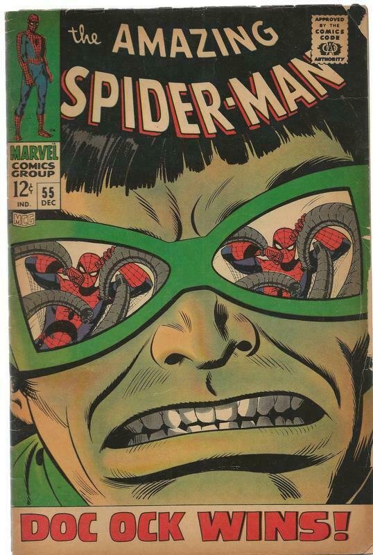 Amazing Spider-Man #55 ORIGINAL Vintage 1967 Marvel Comics Dr Octopus