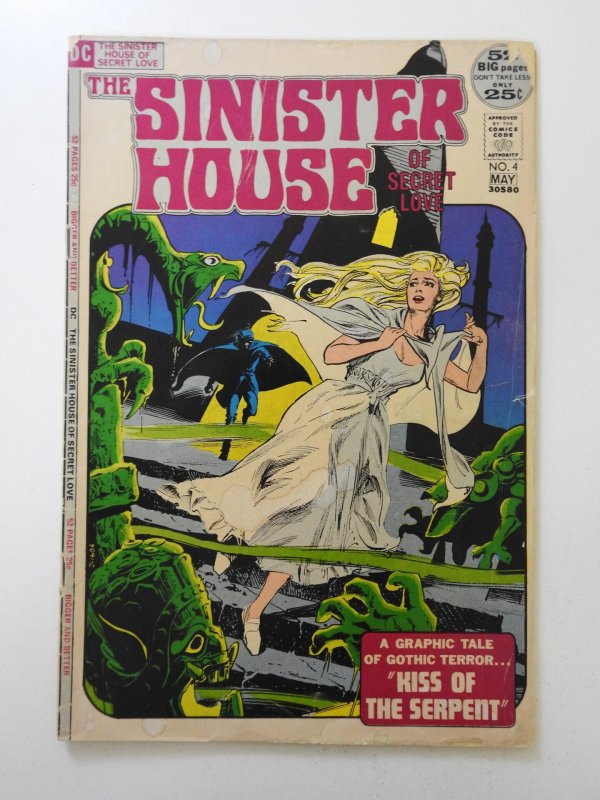 The Sinister House of Secret Love #4 (1972) VG Condition