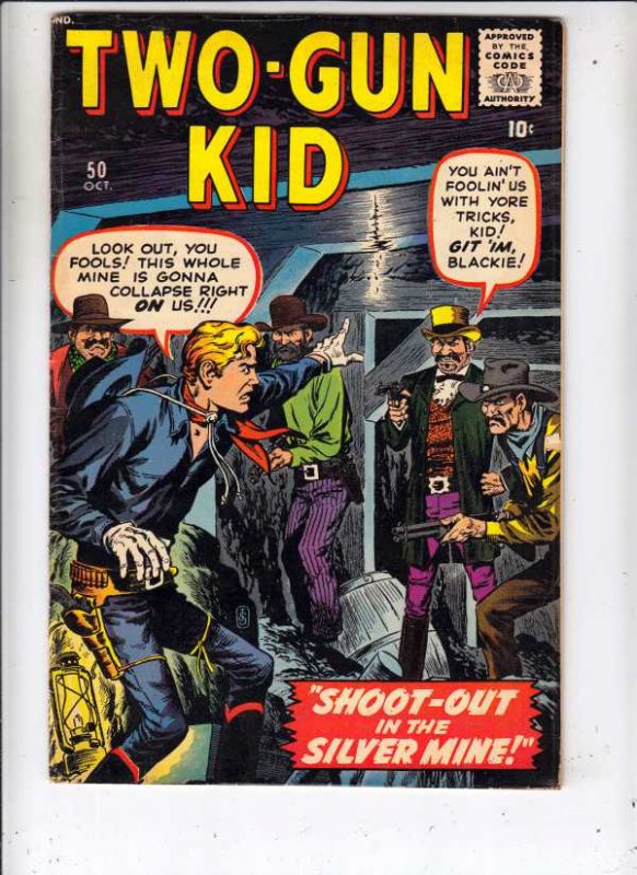 Two-Gun Kid #50 (Oct-59) FN+ Mid-Grade Two-Gun Kid