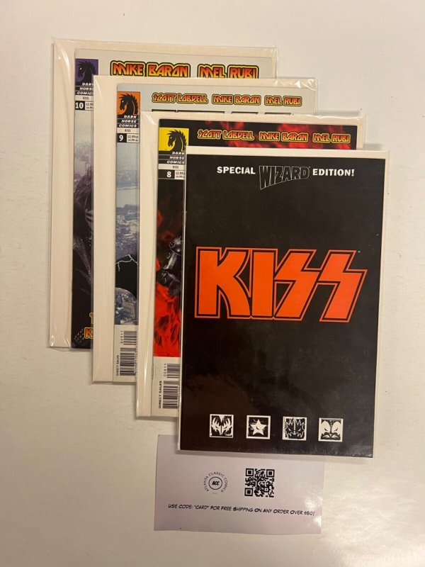 4 Kiss Dark Horse Comic Books # 8 9 10 87 46 JS35