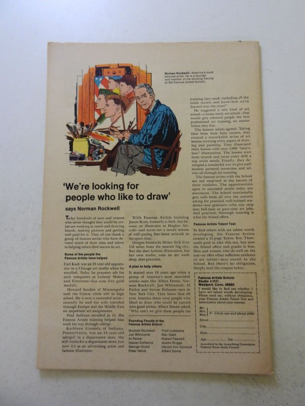 Daredevil #50 (1969) VG+ condition bottom staple detached from cover