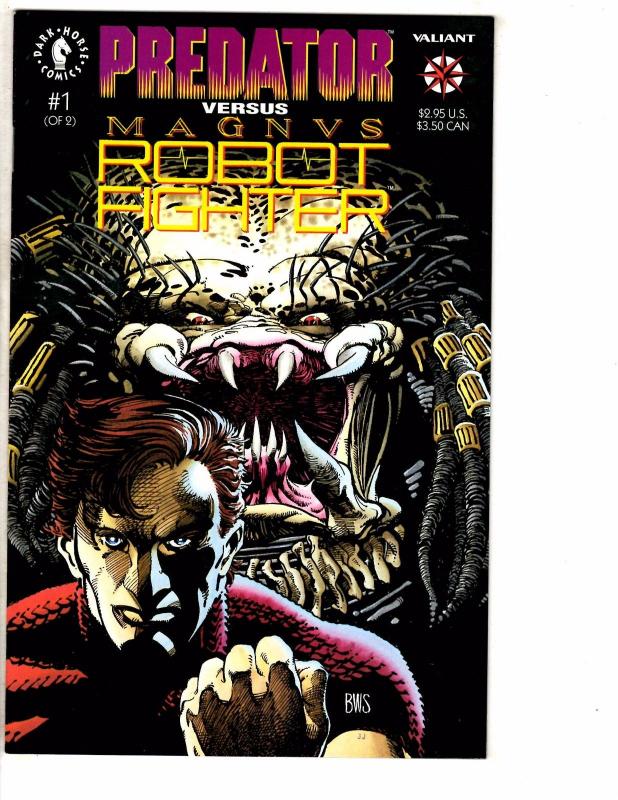 Predator Vs. Magnus Robot Fighter COMPLETE Valiant & DH Comics Series # 1 2  J68