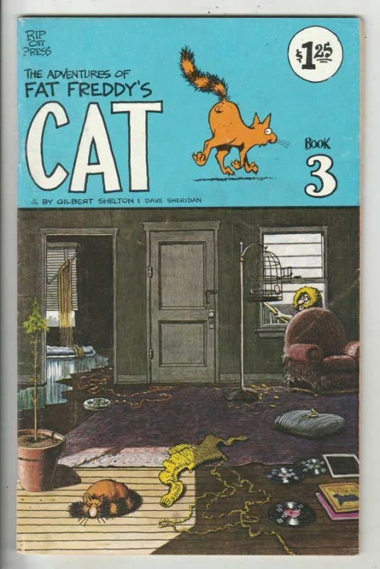 Adventures of Fat Freddy's Cat, The #3 (Jan-77) FN+ Mid-Grade Freddy's Cat, t...