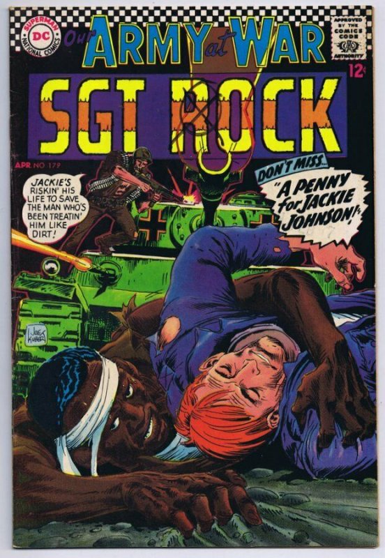 Our Army At War #179 ORIGINAL Vintage 1967 DC Comics Sgt Rock