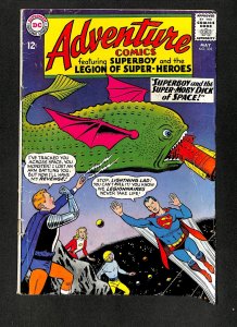 Adventure Comics #332 Superboy!  Moby Dick of Space!