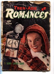 TEEN-AGE ROMANCES #8 MATT BAKER GOOD GIRL ART 1949 RARE comic book