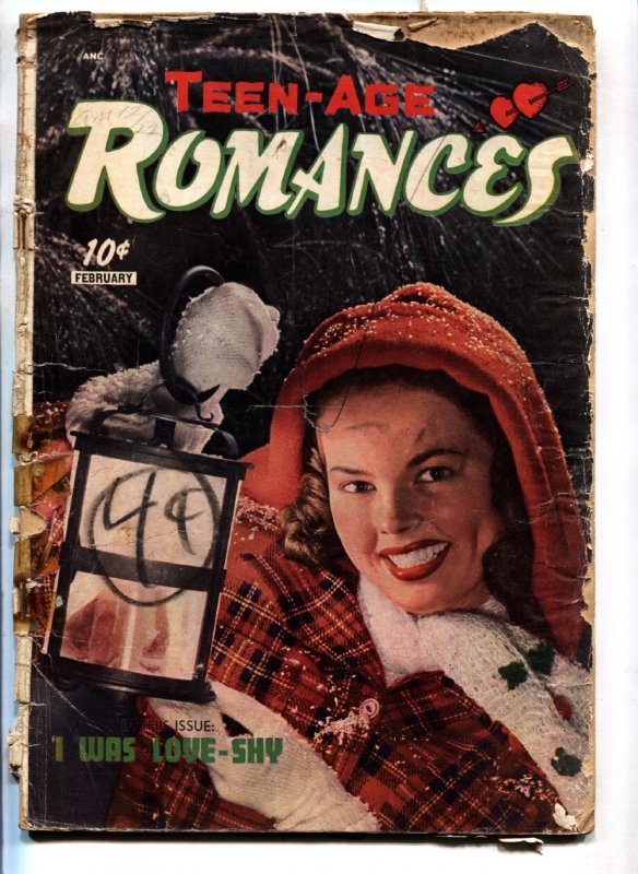 TEEN-AGE ROMANCES #8 MATT BAKER GOOD GIRL ART 1949 RARE comic book