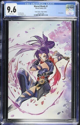 Marvel Rivals #1 2025 CGC 9.6 Peach Momoko C2E2 Virgin variant