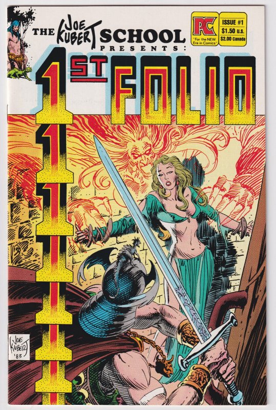 Pacific Comics! Joe Kubert School Presents: 1st FOLIO! Issue #1!