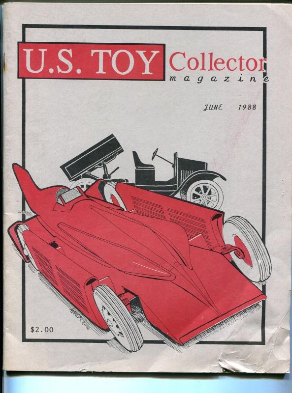 U.S. Toy Collector Magazine 6/1988-Tonks Trucks-rockets-cillector info-G