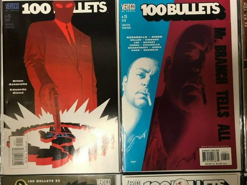 100 BULLETS 11PC LOT (VF/NM) THE COUNTERFIFTH DETECTIVE!! 2003