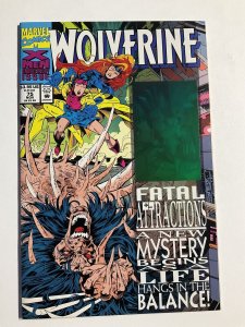 WOLVERINE 75 NM NEAR MINT FATAL ATRACTIONS HOLOGRAM MARVEL