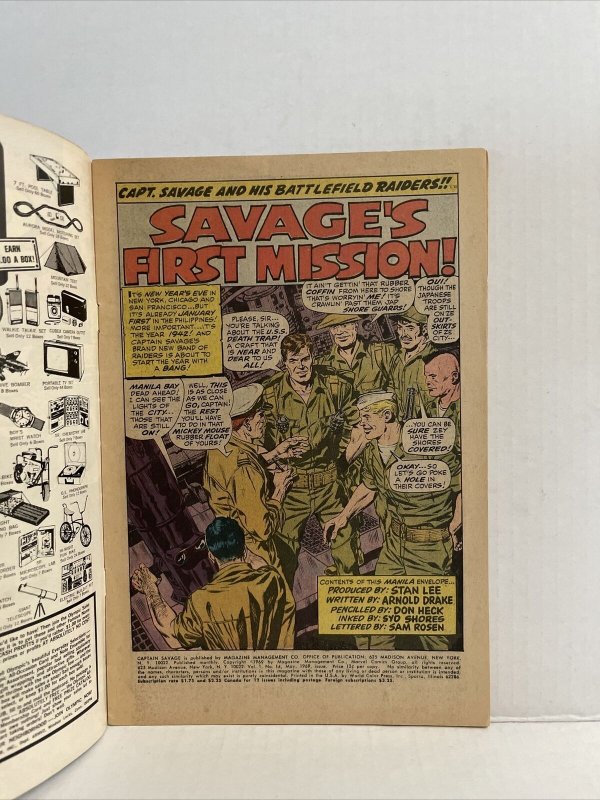 Captain Savage And His Battlefield Raiders #14