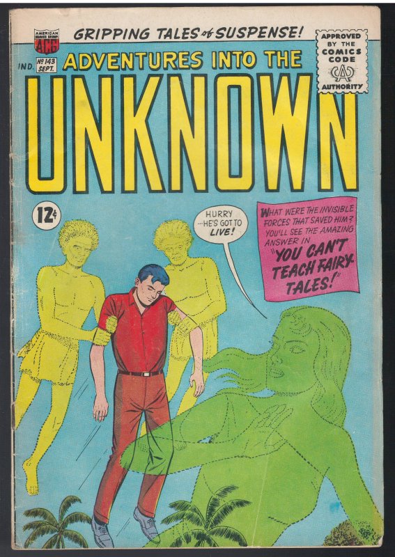 Adventures into the Unknown #143 (ACG, 1963)