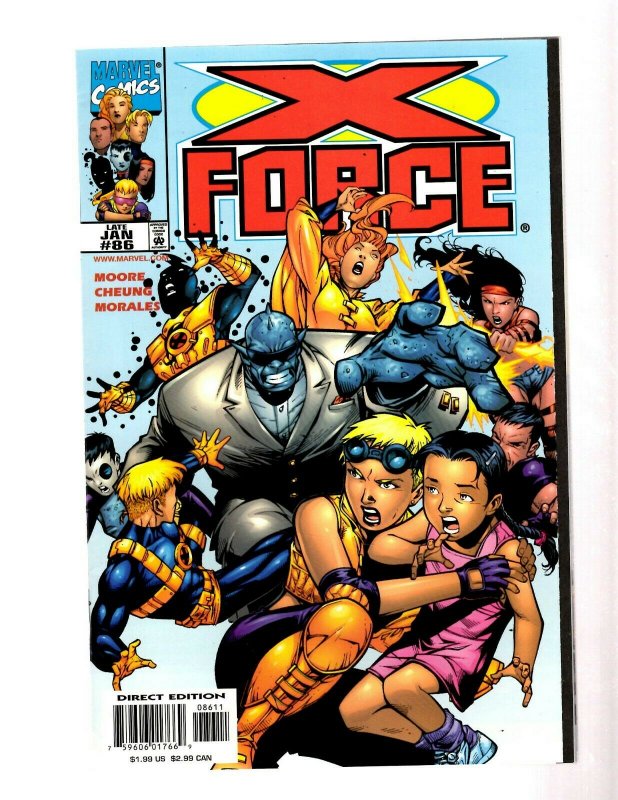 Lot of 12 X-Force Marvel Comic Books #78 79 80 81 82 83 84 85 86 87 88 89 GK51