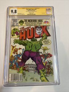 Incredible Hulk (1982) # 278 (CGC 9.8) Signed Sketch (Hulk)  Al  Milgrom | CPV