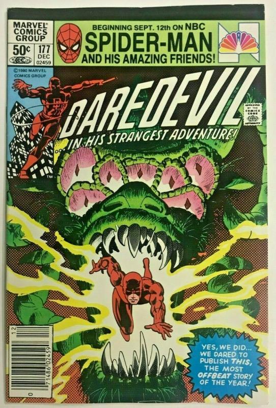 DAREDEVIL#177  VF 1981 FRANK MILLER MARVEL BRONZE AGE COMICS