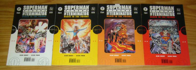 Superman vs Terminator: Death to the Future #1-4 VF/NM complete series 2 3 set