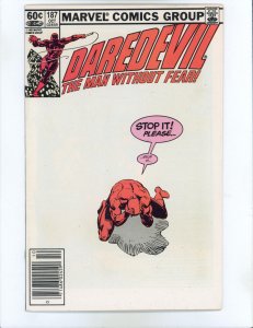Daredevil #187 Newsstand 1st team appearance of Chaste
