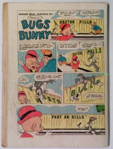 Four Color Comics (2nd Series) #338 Bugs Bunny (June 1951 Dell) FR/GD
