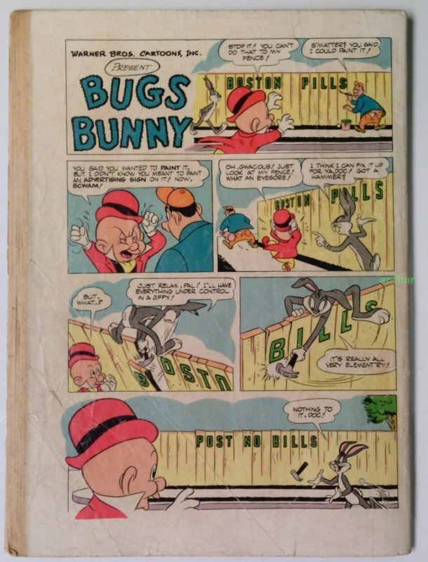 Four Color Comics (2nd Series) #338 Bugs Bunny (June 1951 Dell) FR/GD