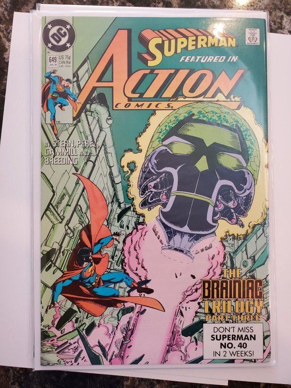 Action Comics #649 (DC, 1988) Condition: VF 
