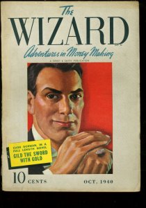 WIZARD, THE ADVENTURE PULP FIRST ISSUE-1940 OCT VG