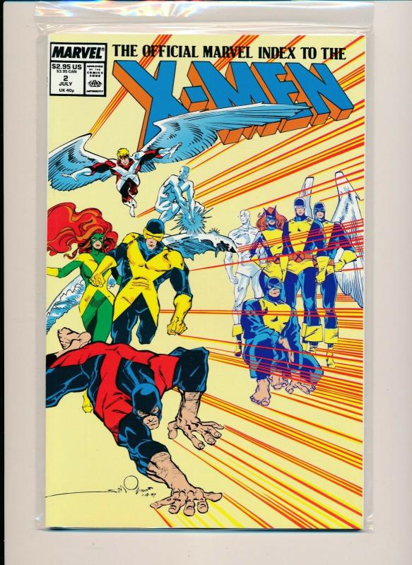 MARVEL SET-OFFICIAL INDEX TO X-MEN #1- #7 VERY FINE/NEAR MINT (PF667)