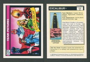 1990 Marvel Comics Card  #144 ( Excalibur )  NM-MT+