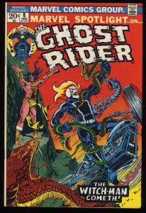 Marvel Spotlight #8 VF 8.0 Ghost Rider Appearance 1st Snake-Dance!