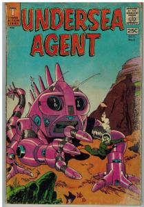 UNDERSEA AGENT 5 GOOD Oct. 1966 COMICS BOOK