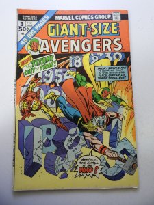 Giant-Size Avengers #3 (1975) FN Condition MVS Intact