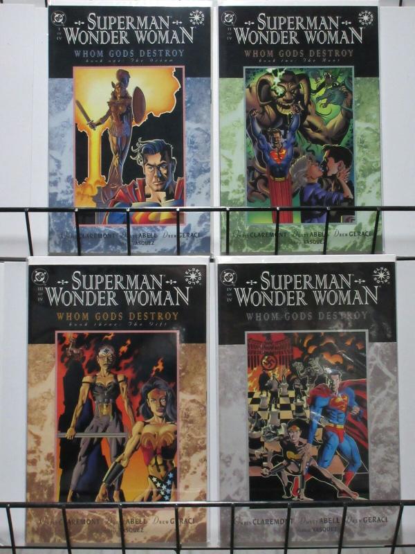 SUPERMAN WONDER WOMAN WHOM GODS DESTROY (1996) 1-4