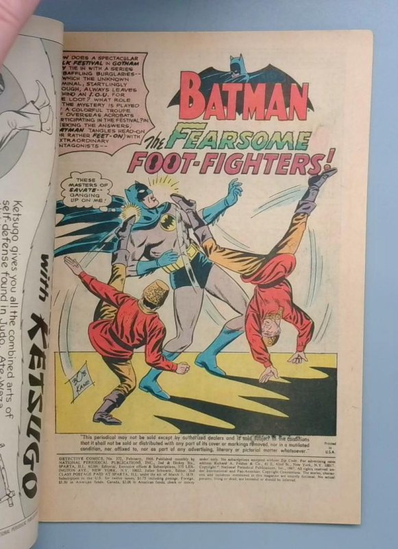 Detective Comics #372 FN- DC 1968