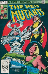 New Mutants, The #5 VF ; Marvel | Chris Claremont Silver Samurai