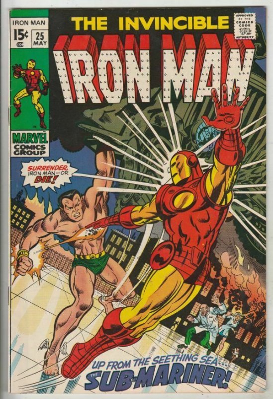 Iron Man #25 (May-70) VF/NM High-Grade Iron Man