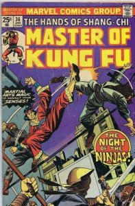 Maestro de Kung Fu #36 Original Vintage 1976 Marvel Comics 