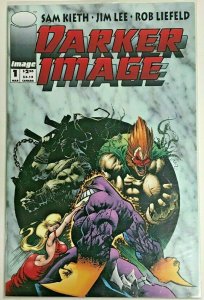 DARKER IMAGE#1 NM 1993 'DEATHBLOW CARD' IMAGE COMICS