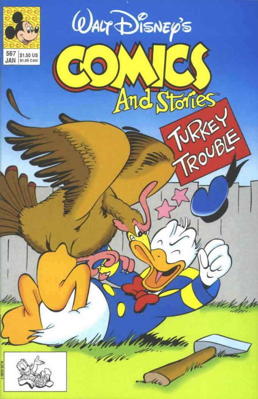 Walt Disney’s Comics and Stories #567 FN; Dell | save on shipping - details insi