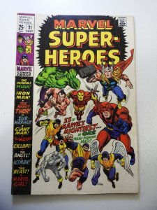 Marvel Super-Heroes #21 (1969) VG/FN Condition