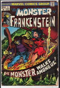 The Frankenstein Monster #5 (1973) Frankenstein Monster