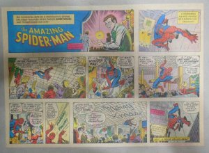 Spiderman Sunday by Stan Lee & John Romita from 12/18/1977 Size: 11 x 15 inches