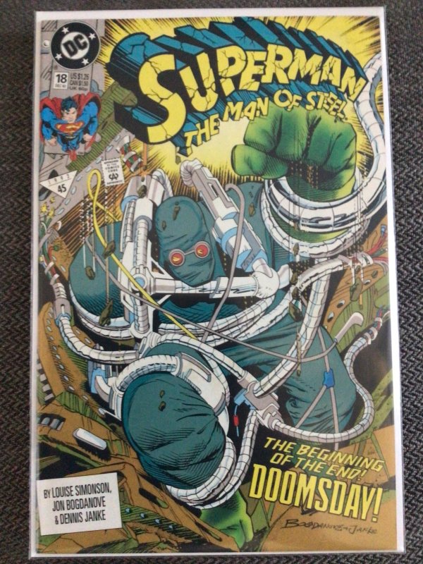 Superman: The Man of Steel #18 (1992) 1st Doomsday