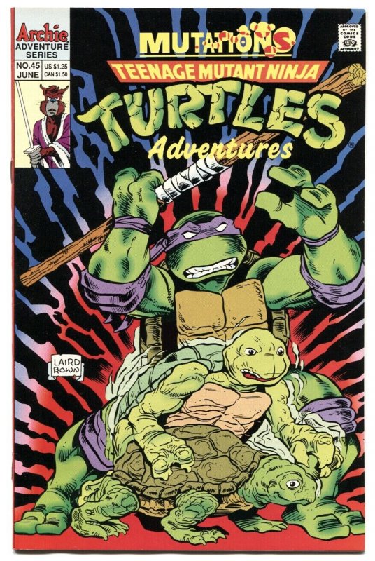 TEENAGE MUTANT NINJA TURTLES ADVENTURES #45-1992-later issue