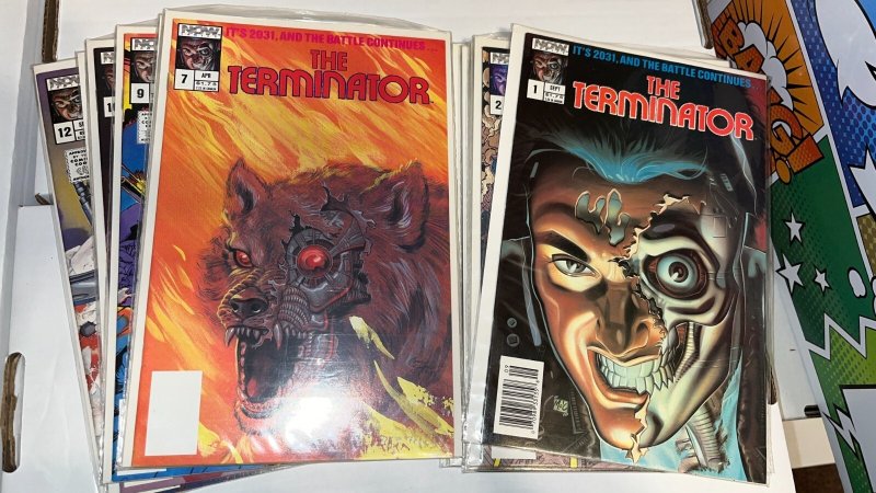 The Terminator (Now 1988) Lot, Complete Mini Series Set w/Issue #s 1-12