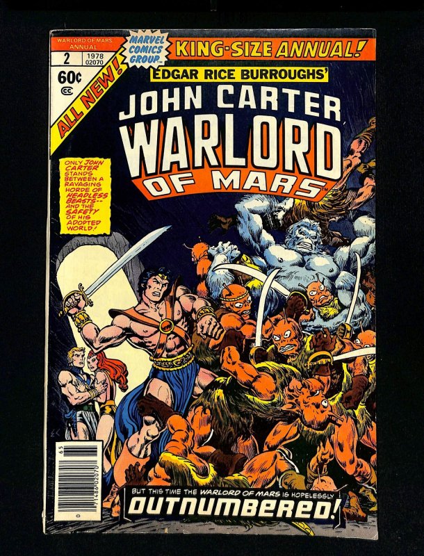 John Carter Warlord of Mars Annual #2