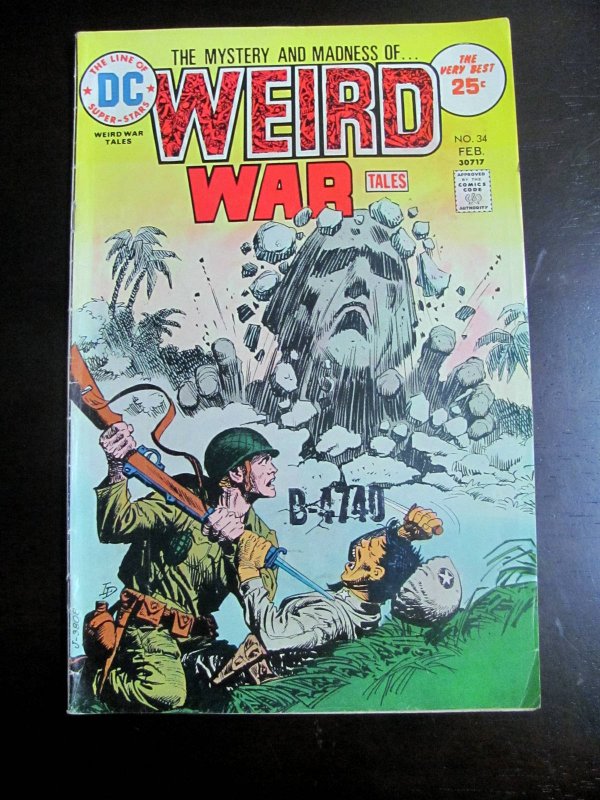 Weird War Tales #34 (1975) VG/FN DC Comics Book-388