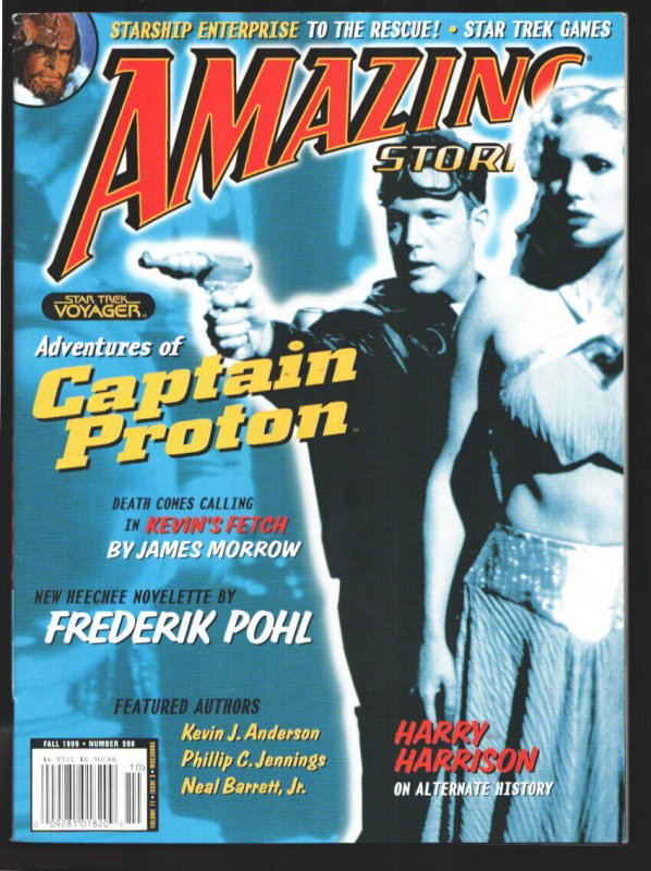 Amazing Stories #599 Fall 1999-Adventures of Captain Proton-Frederik Pohl-Har...