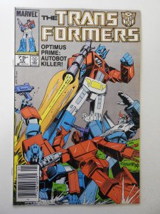 The Transformers #12 Newsstand Edition (1986) VF+ Condition!