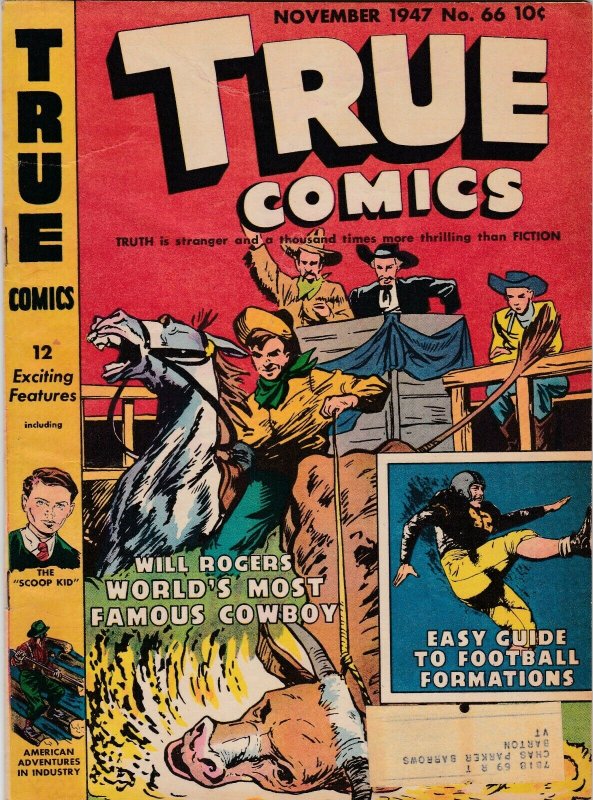 True Comics 66 VG/FN (Nov. 1947)